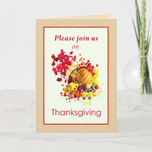 Invitation de Cornucopia Thanksgiving