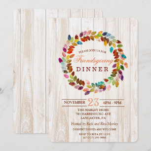 Invitation de couronne de paillettes pour la fête