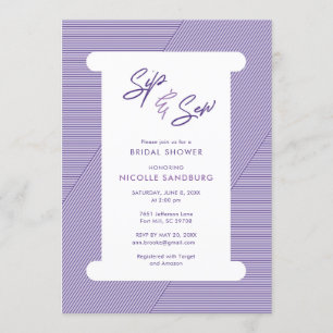 Invitation de couture