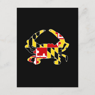 Invitation de crabe de drapeau du