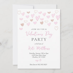 Invitation de danse de la Saint-Valentin