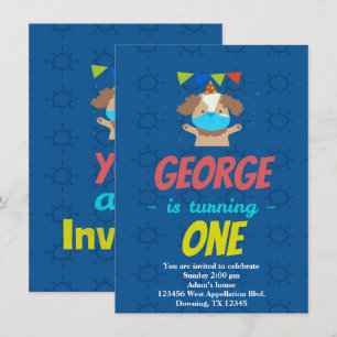 Invitation de dessin sur mesure pour chien chien c