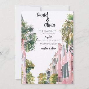 Invitation de destination de mariage à Charleston