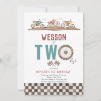 Invitation de deuxième moto cross, Invitation de m