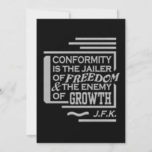 Invitation de devis JFK (Devant)