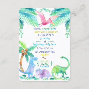 Invitation de Dinosaur