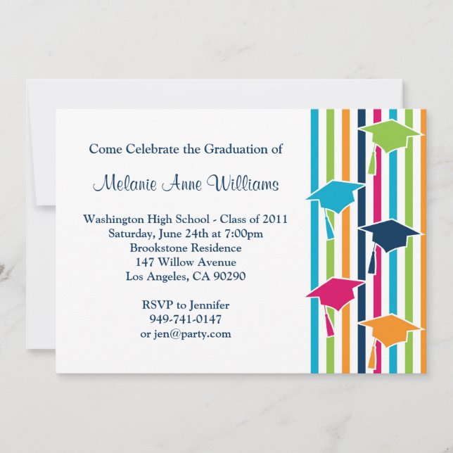 Invitation de diplôme (Devant)