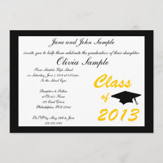 Invitation de diplôme