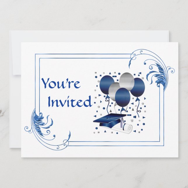 Invitation de diplôme de COLLEGE (Devant)