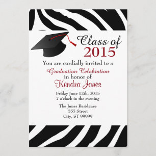 Invitation de diplôme d'impression Zebra