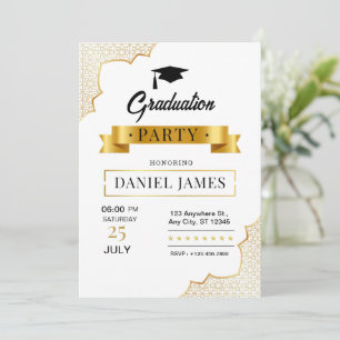 Invitation de diplôme, Graduation moderne Senior