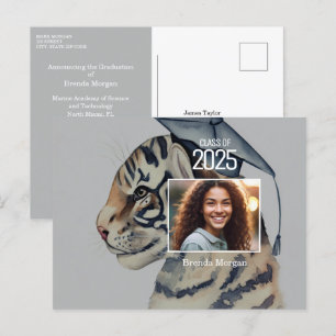 Invitation de diplôme unique avec photo