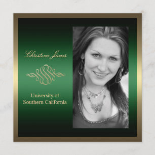 Invitation de diplômes Gold et GREEN