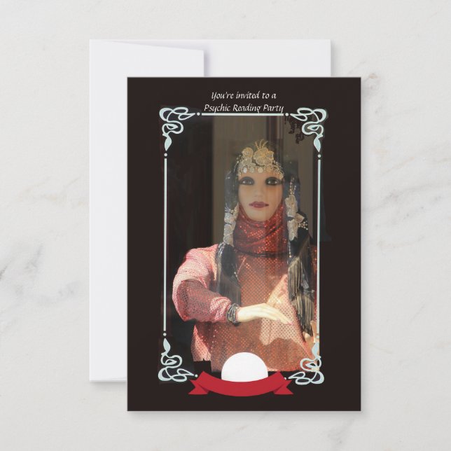 Invitation de diseur de bonne aventure (Devant)