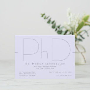 Invitation de doctorat moderne