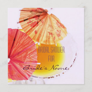 invitation de douche à cocktail nuptiale