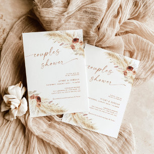 Invitation de douche Couples Invitation du group