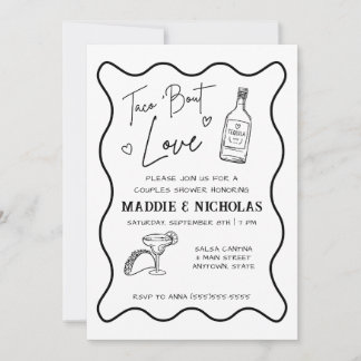 Invitation de douche de couple 'Taco 'Bout Love'