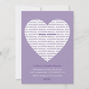 Invitation de douche de mariée Galentines élégante