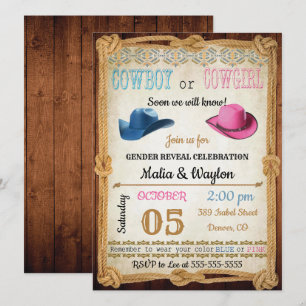 Invitation de douche de style occidental