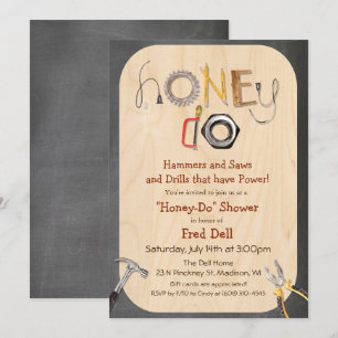 Invitation de douche Honey Do Couples