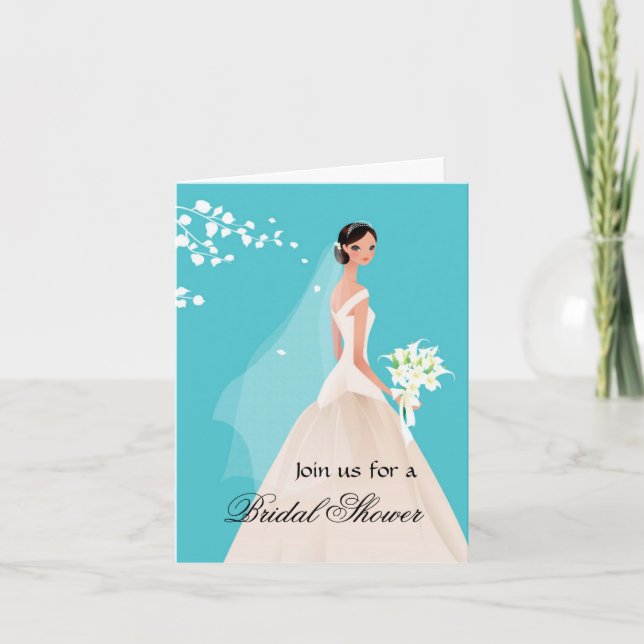 Invitation de douche nuptiale (Devant)