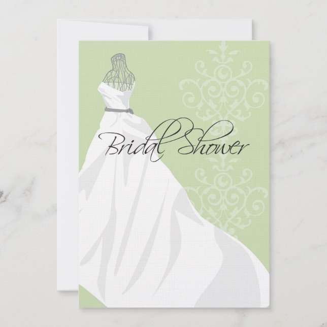 Invitation de douche nuptiale (Devant)