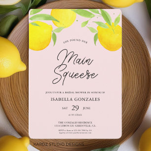 Invitation de douche nuptiale Citrus Main Squeeze