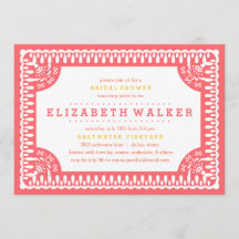 Invitation de douche nuptiale | Fiesta Olé