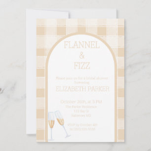 Invitation de douche nuptiale - Flannel et Fizz Fa