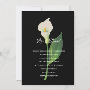 Invitation de faire-part de mariage-Cala Lily