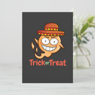 Invitation de fantôme mexicain Halloween personnal