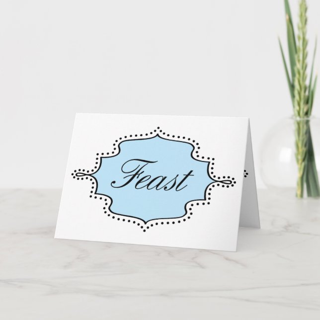 Invitation de fête (Devant)
