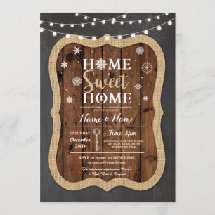 Invitation de fête à la maison de pendaison de