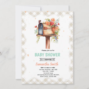 Invitation de fête Baby Shower par la poste