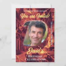 Invitation de fête d'anniversaire