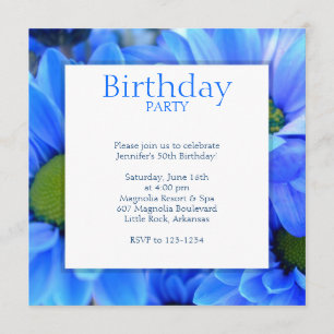 Invitation de fête d'anniversaire