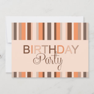 Invitation de fête d'anniversaire
