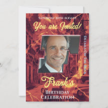 Invitation de fête d'anniversaire