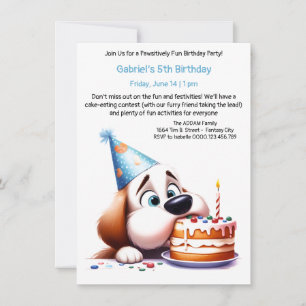 Invitation de fête d'anniversaire amusante