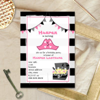 Invitation de fête d'anniversaire au trésor de Pir