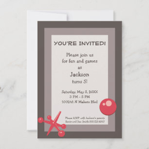 Invitation de fête d'anniversaire - crics