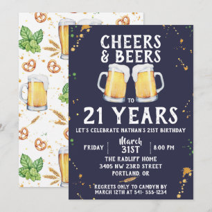 Invitation de fête d'anniversaire d'acclamations
