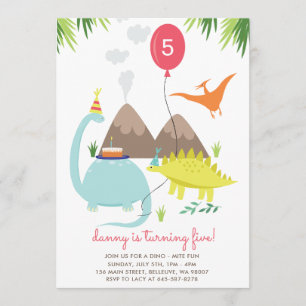 Invitation de fête d'anniversaire d'amusement