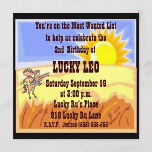Invitation de fête d'anniversaire de