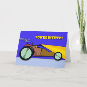 Invitation de fête d'anniversaire de buggy des dun