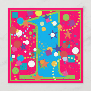 Invitation de fête d'anniversaire de cirque de