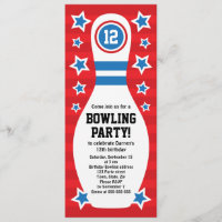 Invitation de fête d'anniversaire de goupille de