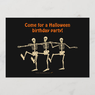 Invitation de fête d'anniversaire de Halloween de