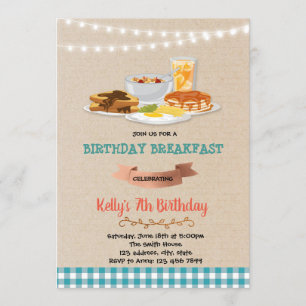 Invitation de fête d'anniversaire de hausse et